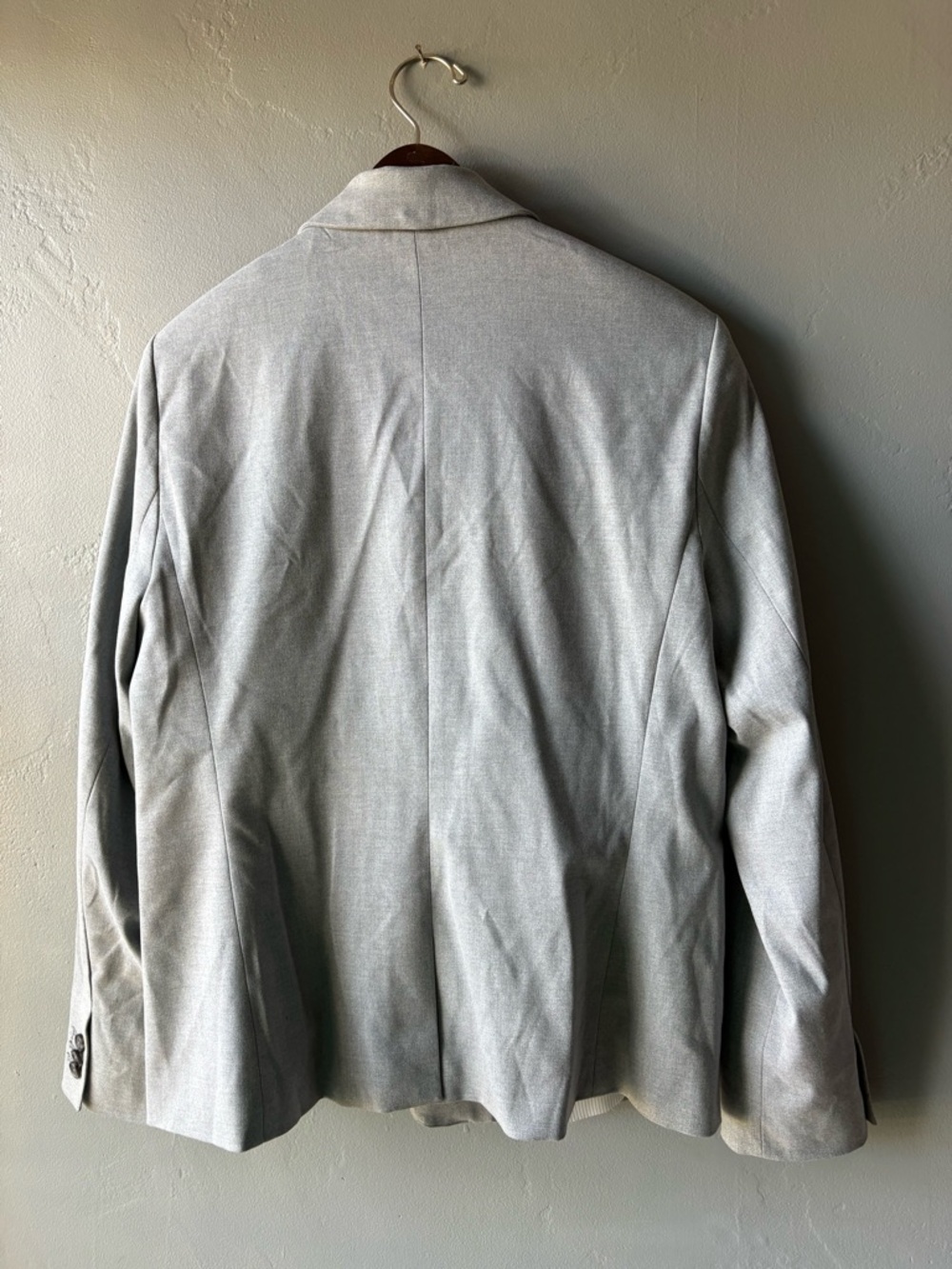 Banana Republic Light Gray Single-Button Blazer - Picture 6 of 11